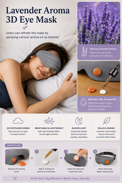 Lavender Weighted Sleep Mask