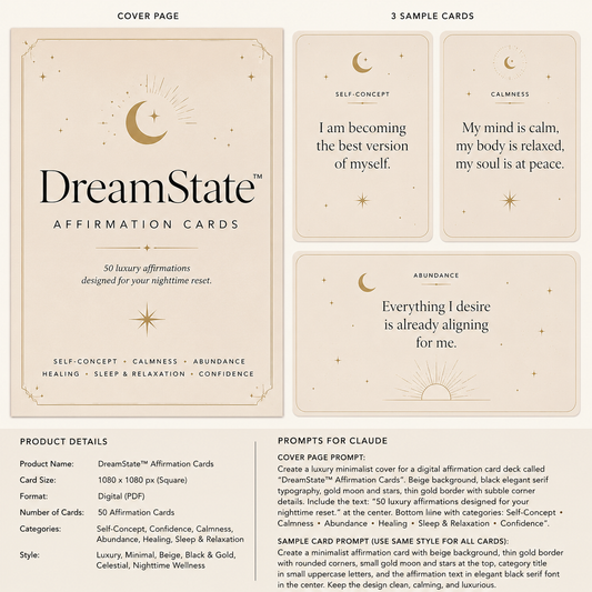 DreamState™ Affirmation Cards
